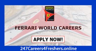 Ferrari World Abu Dhabi Careers