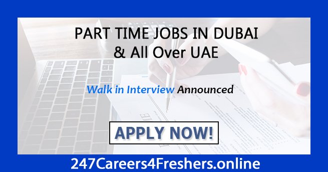 Part Time Jobs In Dubai